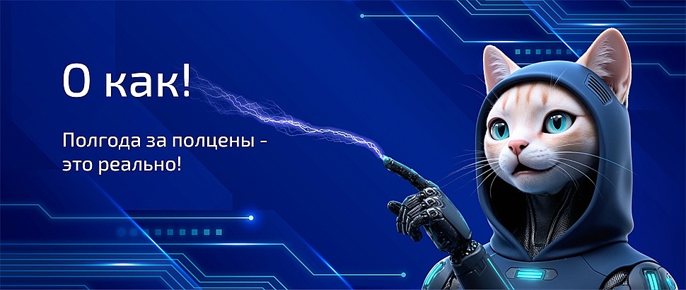 О как! Полгода за полцены — это реально.